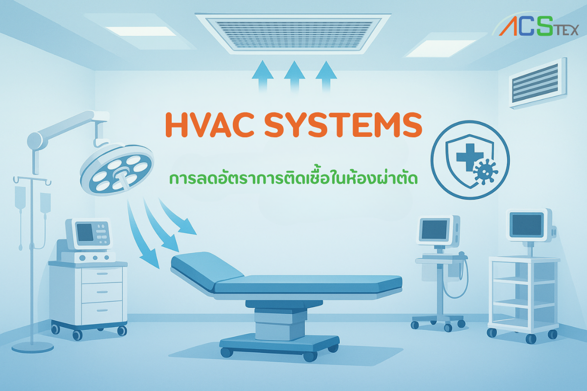“ระบบ HVAC ห้องผ่าตัดช่วยควบคุมคุณภาพอากาศและลดการติดเชื้อ”