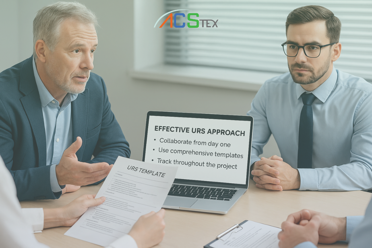 "การวาง URS ร่วมกับวิศวกรตั้งแต่ต้น เพื่อออกแบบระบบตามความต้องการใช้งานจริง"