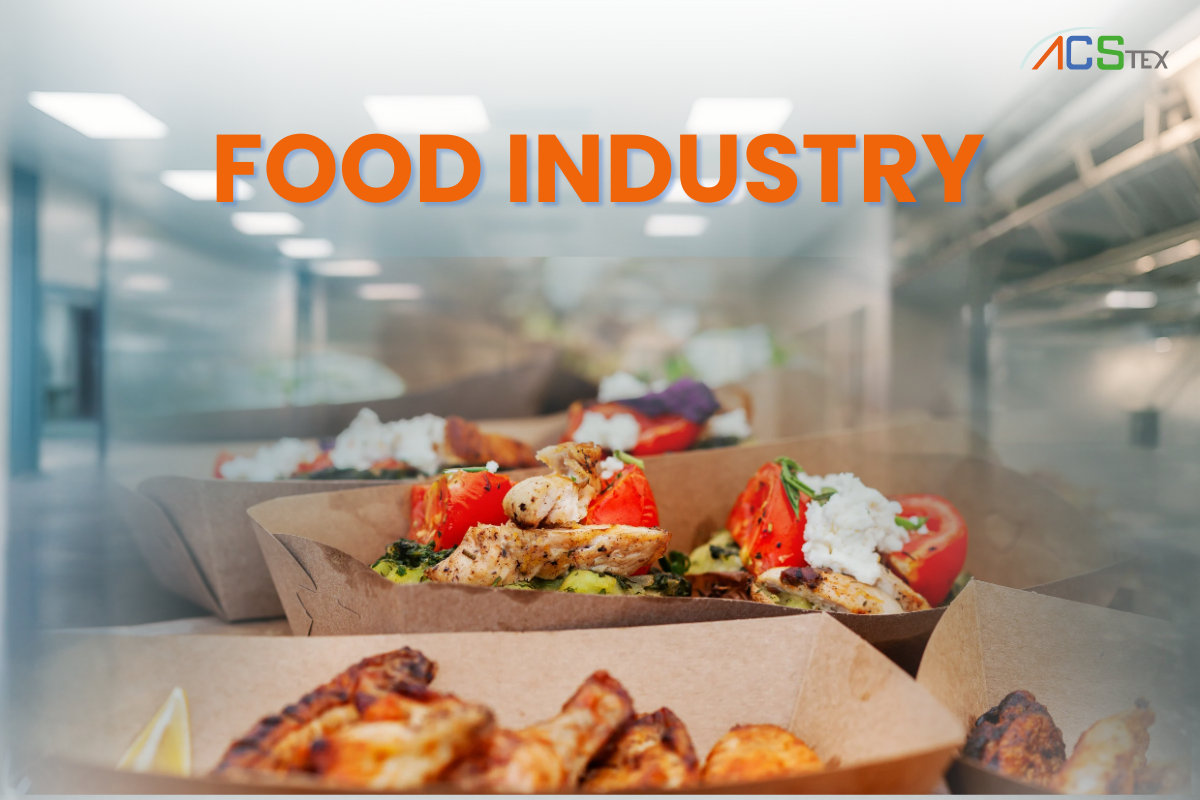 พื้นผิวกันเชื้อในโรงงานอุตสาหกรรมอาหารที่ล้างทำความสะอาดง่าย