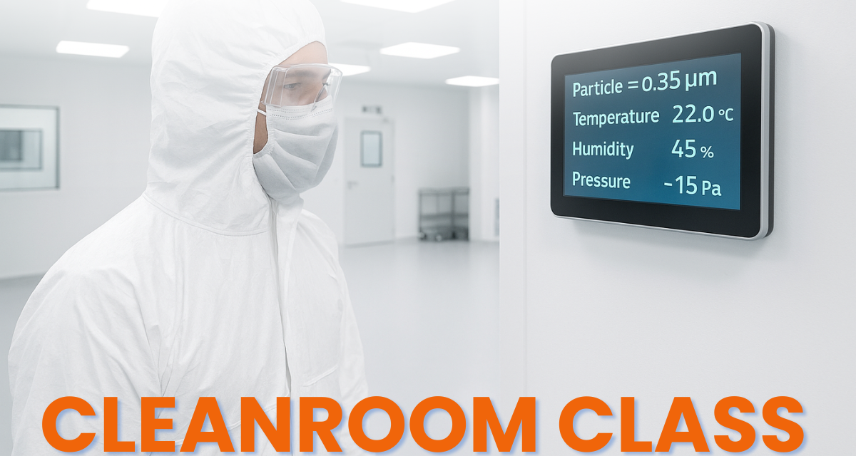 Cleanroom Class ไม่ได้วัดจากฝุ่นอย่างเดียว