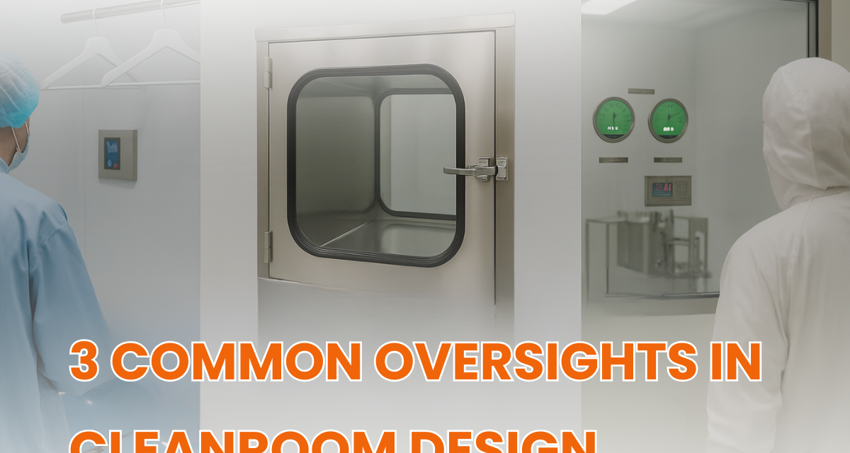 3 จุดเสี่ยงที่มักถูกลืมตอนออกแบบห้องคลีนรูม (Cleanroom)