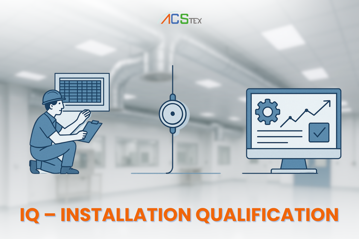 IQ "การตรวจสอบการติดตั้งเครื่องจักรตามมาตรฐาน IQ (Installation Qualification) ในกระบวนการผลิตยา"